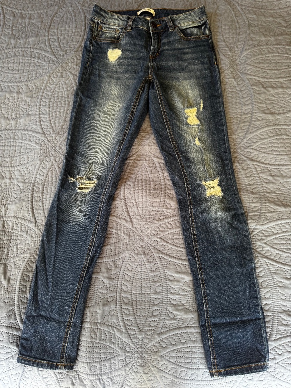 refuge Distressed Skinny Jeans